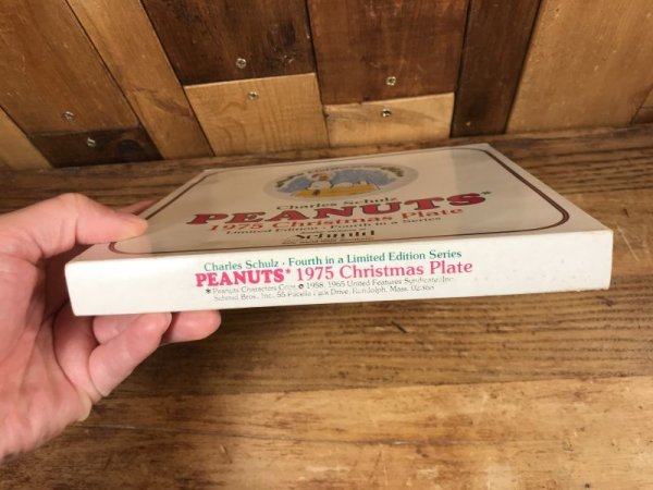 スヌーピー ビンテージ クリスマスプレート ピーナッツ 70年代