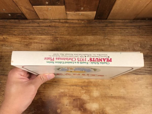 スヌーピー ビンテージ クリスマスプレート ピーナッツ 70年代