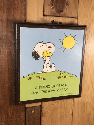 画像3: Hallmark Peanuts Snoopy “A Friend...” Wall Plaque　スヌーピー　ビンテージ　壁掛け　ウッドストック　70年代