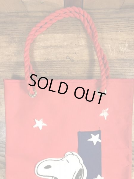 スヌーピー　ヴィンテージ　手提げかばん　ピーナッツ　70’s