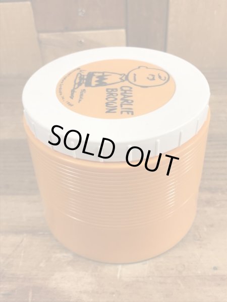 チャーリーブラウン　ヴィンテージ　保温ジャー　スヌーピー　70’s