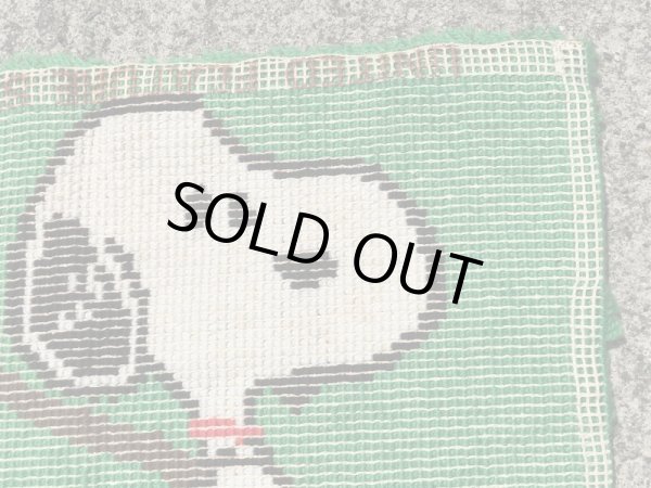 スヌーピー ヴィンテージ ラグマット ピーナッツ 70’s