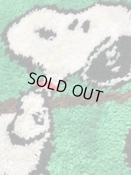 スヌーピー ヴィンテージ ラグマット ピーナッツ 70’s