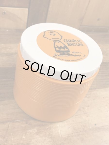 チャーリーブラウン　ビンテージ　サーモスジャー　スヌーピー　70年代