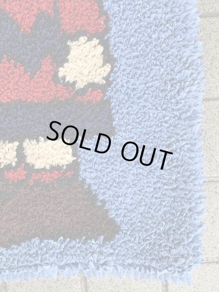 チャーリーブラウン ビンテージ ラグマット スヌーピー 70年代