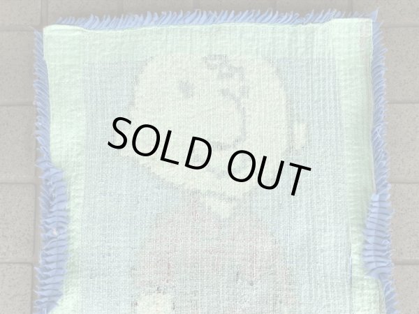 チャーリーブラウン ビンテージ ラグマット スヌーピー 70年代