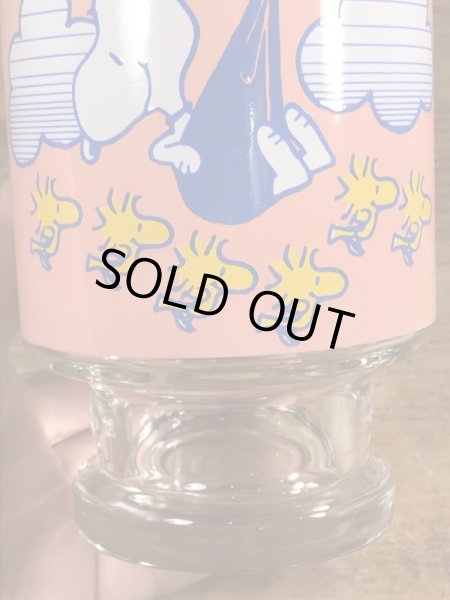 スヌーピー　ビンテージ　ビッググラス　ウッドストック　70年代