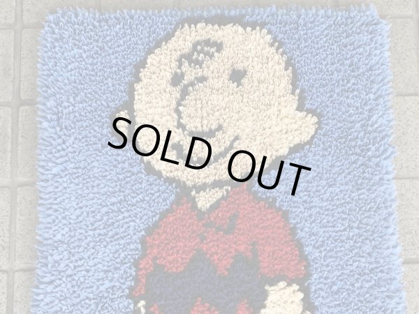 チャーリーブラウン ヴィンテージ ラグマット スヌーピー ピーナッツギャング