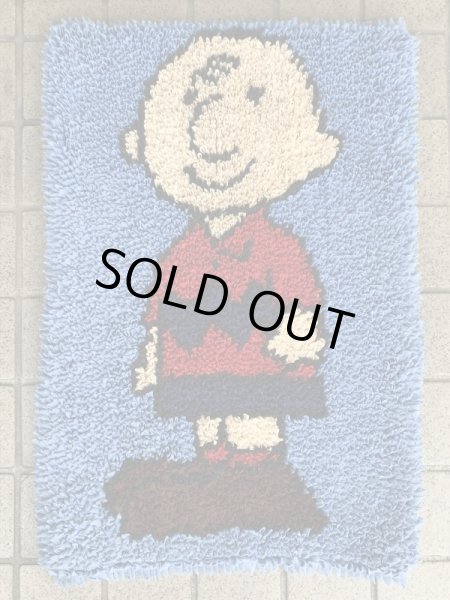 Peanuts Snoopy Charlie Brown Wall Hanging Rug チャーリー