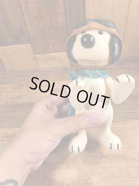 スヌーピー ヴィンテージ フィギュア フライングエース ピーナッツ