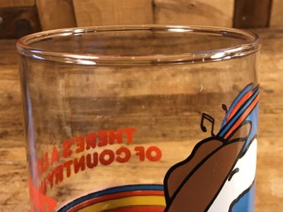 画像1: Peanuts Snoopy “There's A Little Bit...” Big Glass　スヌーピー　ビンテージ　ビッググラス　70年代