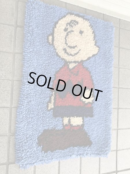 チャーリーブラウン ヴィンテージ ラグマット スヌーピー ピーナッツギャング