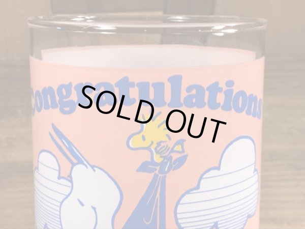 スヌーピー　ヴィンテージ　ビッググラス　ウッドストック　70’s