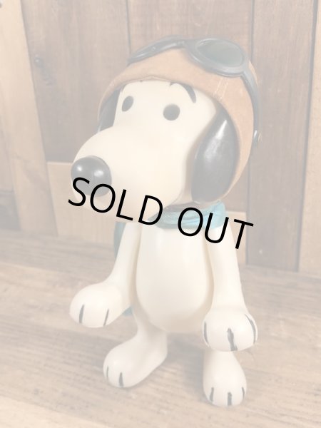 スヌーピー ヴィンテージ フィギュア フライングエース ピーナッツ