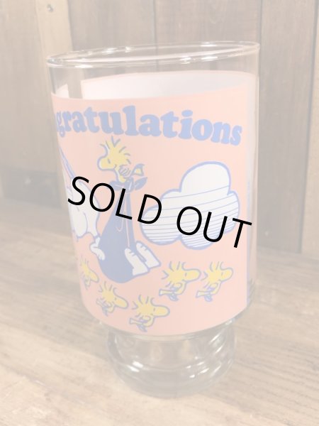 スヌーピー　ヴィンテージ　ビッググラス　ウッドストック　70’s