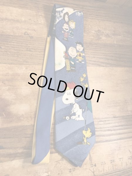スヌーピー　ビンテージ　ネクタイ　ピーナッツギャング　90年代