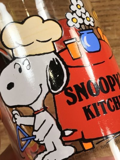 画像2: Peanuts Snoopy's Kitchen Glass　スヌーピー　ビンテージ　グラス　ピーナッツギャング　70~80年代