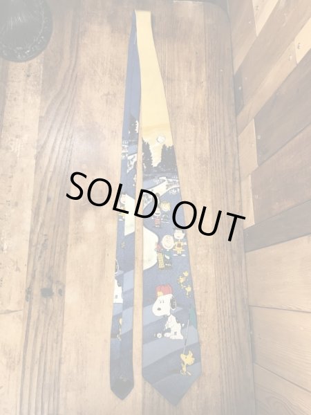 スヌーピー　ビンテージ　ネクタイ　ピーナッツギャング　90年代