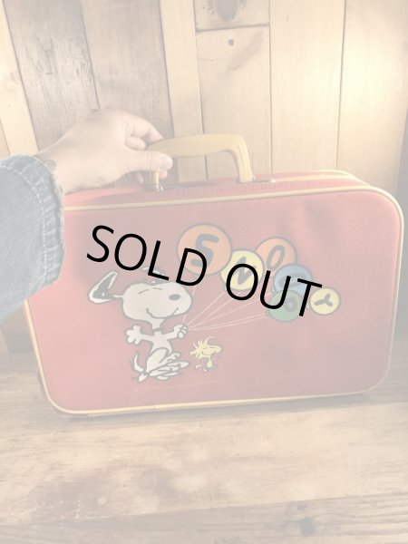 スヌーピー ヴィンテージ スーツケース ウッドストック Aviva