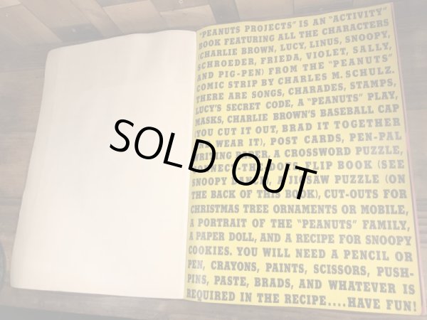 スヌーピー ビンテージ プロジェクトブック ピーナッツギャング 60年代