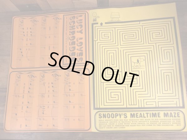 スヌーピー ヴィンテージ プロジェクトブック ピーナッツギャング 60’s