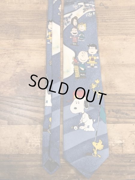 スヌーピー　ヴィンテージ　ネクタイ　ピーナッツギャング　90’s