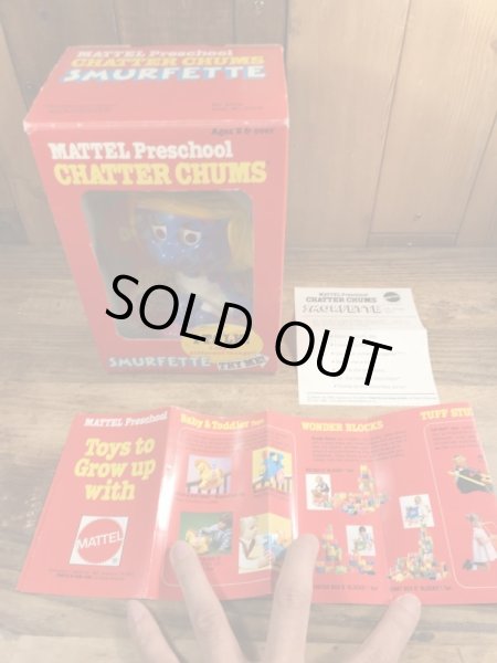 スマーフェット　ビンテージ　チャッターチャムス　スマーフ　80年代