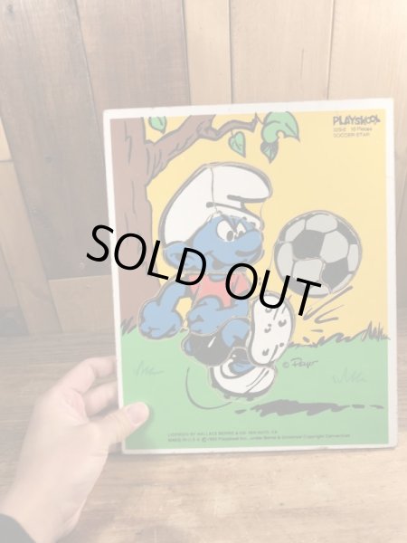 スマーフ ヴィンテージ ウッドパズル 80’s