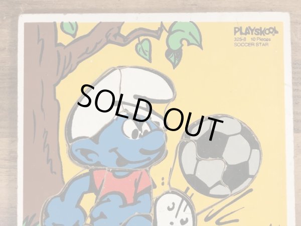 スマーフ ヴィンテージ ウッドパズル 80’s