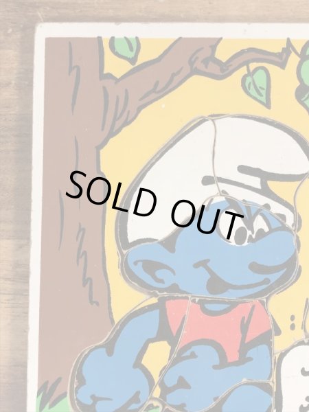 スマーフ ヴィンテージ ウッドパズル 80’s