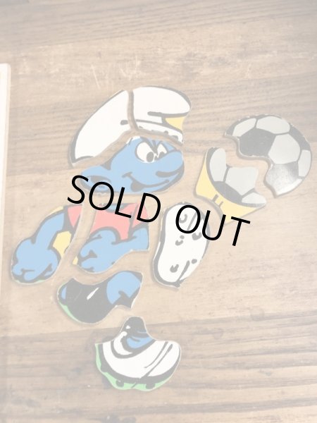 スマーフ ビンテージ ウッドパズル 80年代