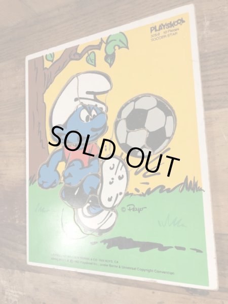 スマーフ ヴィンテージ ウッドパズル 80’s