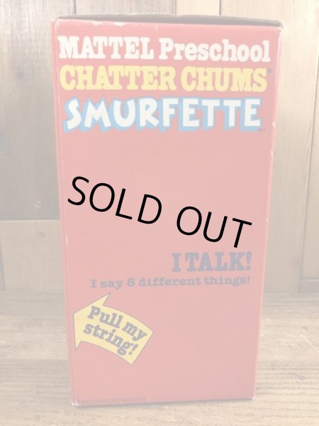 スマーフェット　ビンテージ　チャッターチャムス　スマーフ　80年代