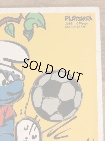 スマーフ ビンテージ ウッドパズル 80年代