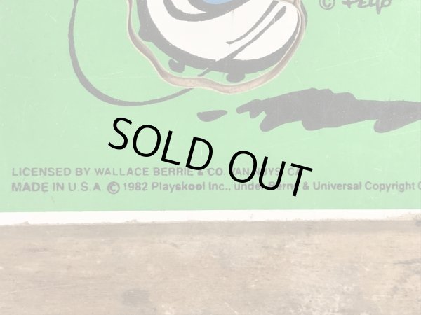 スマーフ ヴィンテージ ウッドパズル 80’s