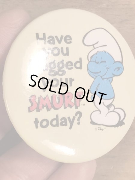 スマーフ　ビンテージ　缶バッジ　80年代