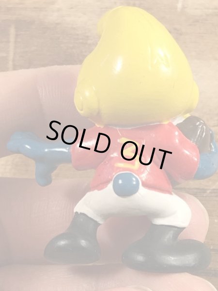 スマーフ　ビンテージ　PVCフィギュア　ラグビー　80年代