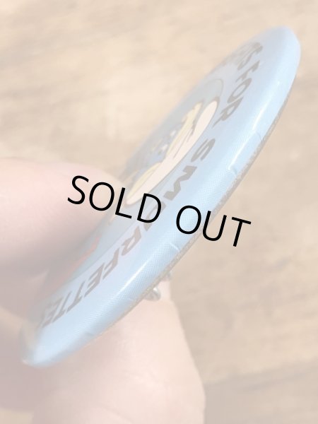 スマーフ　ビンテージ　缶バッジ　スマーフェット　80年代