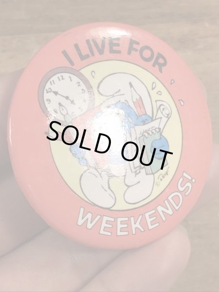 スマーフ　ビンテージ　缶バッジ　80年代