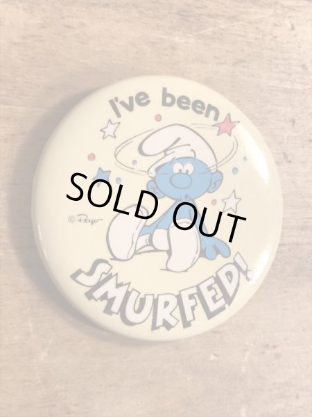スマーフ　ビンテージ　缶バッジ　雑貨　80年代