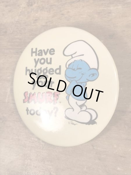 スマーフ　ヴィンテージ　缶バッチ　80’s