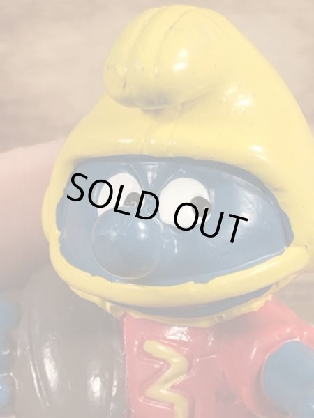 スマーフ　ビンテージ　PVCフィギュア　ラグビー　80年代