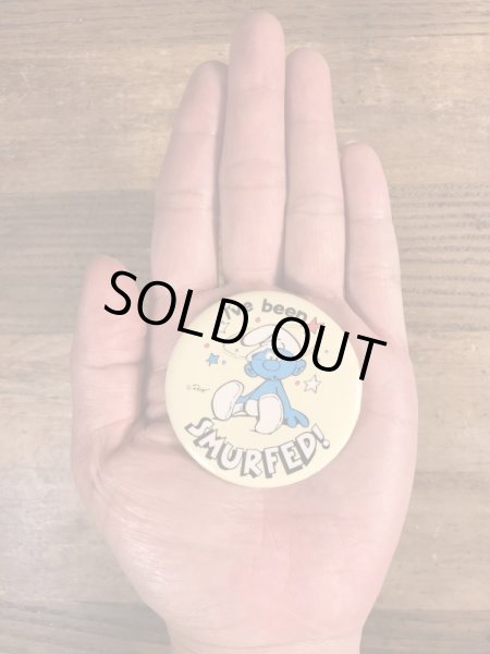 スマーフ　ビンテージ　缶バッジ　雑貨　80年代