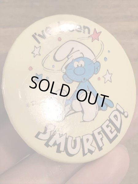 スマーフ　ビンテージ　缶バッジ　雑貨　80年代