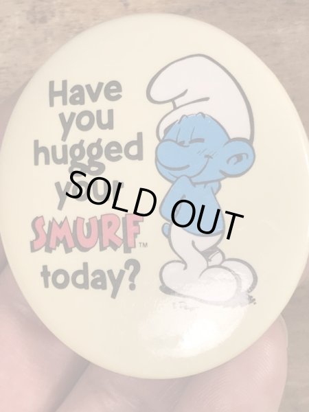 スマーフ　ヴィンテージ　缶バッチ　80’s