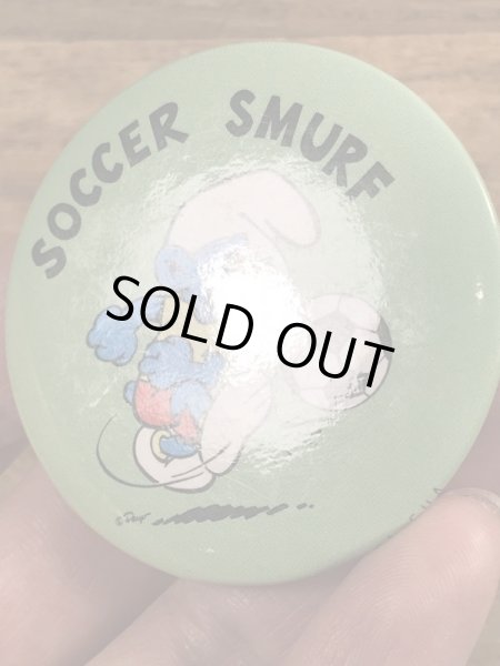 スマーフ　ヴィンテージ　缶バッチ　雑貨　80’s