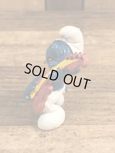 Smurf　ヴィンテージ　PVCフィギュア　ギター　70’s