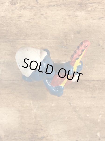 スマーフ　ビンテージ　PVCフィギュア　ギター　70年代