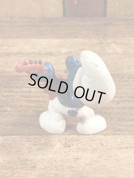 Smurf　ヴィンテージ　PVCフィギュア　ギター　70’s