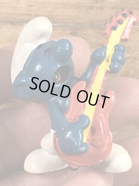 スマーフ　ビンテージ　PVCフィギュア　ギター　70年代